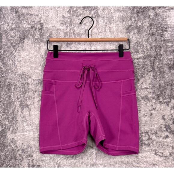 New Popflex Cargo Midi Shorts With Pockets Medium Womens Royal Orchid - Picture 1 of 6